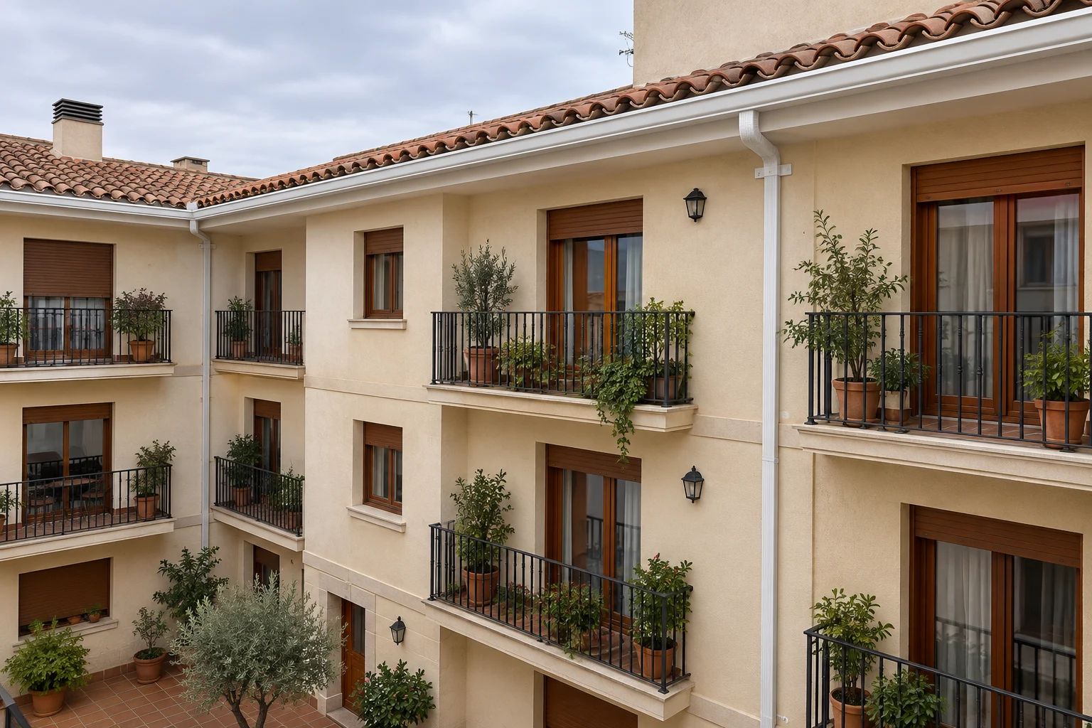 Canalones para comunidades en Zamora